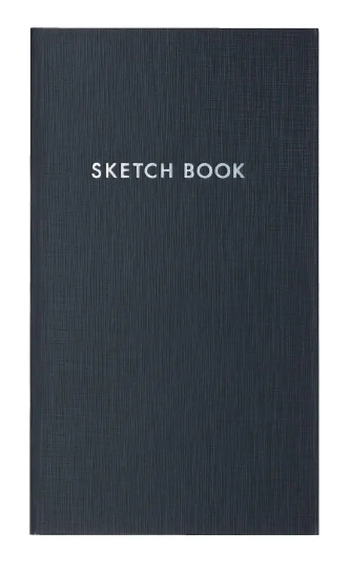 Field Notebook Sketch Book Rutat - Charcoal Black