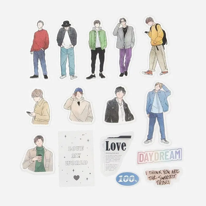 Flake stickers Coordinate Concept - Men