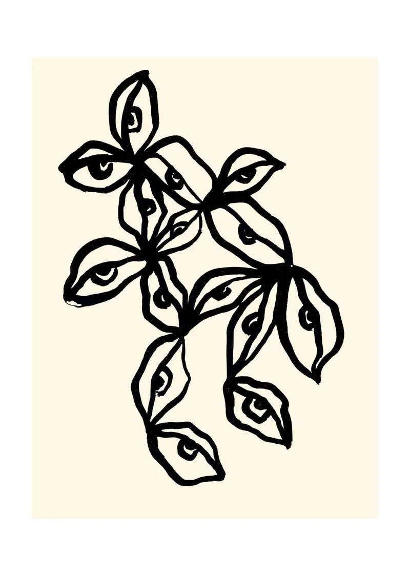 Flowing Eyes Beige