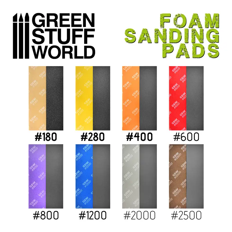 Foam Sanding Pads – 16 st