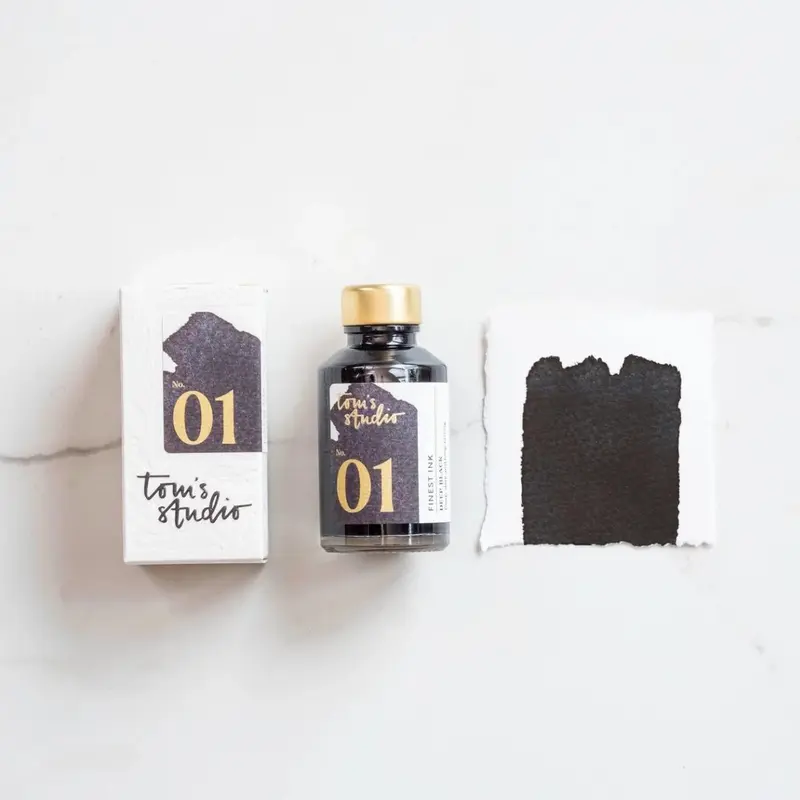 Fountain Pen Ink - Deep Black 50 ml