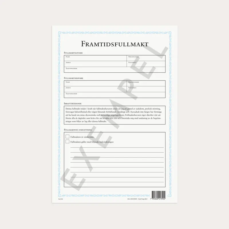 Framtidsfullmakt