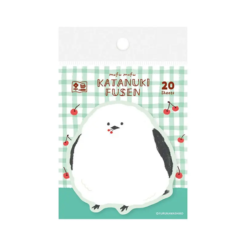 Furukawa Shiko Die Cut Sticky Notes - Fluffy Bird - Watashi Biyori