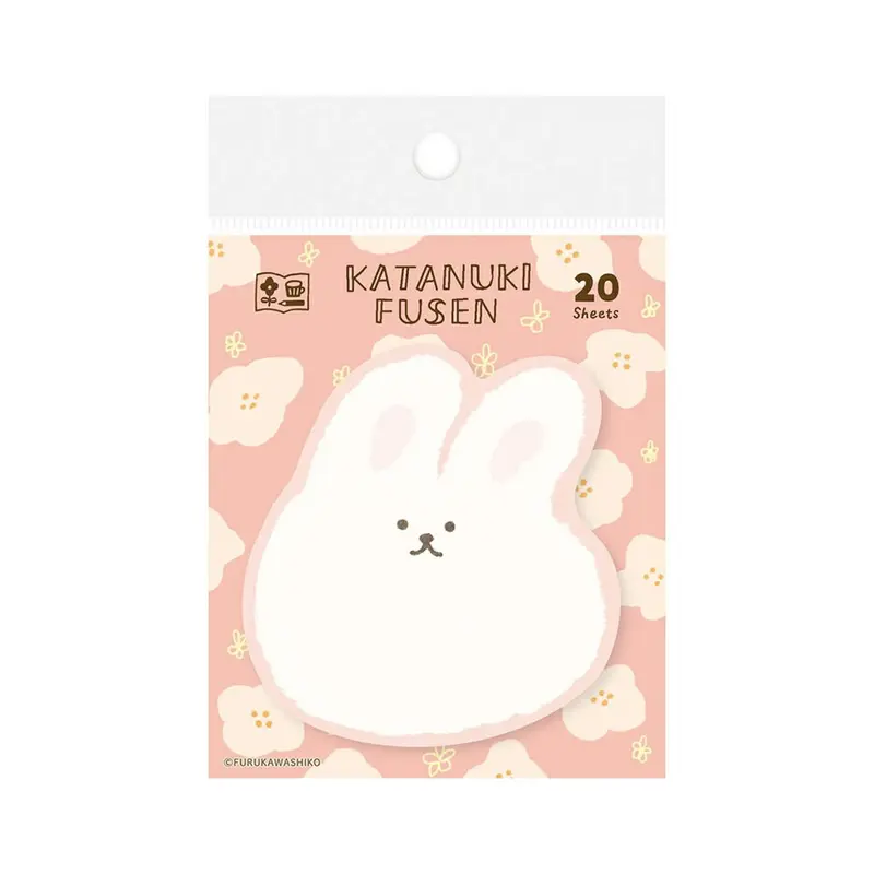 Furukawa Shiko Die Cut Sticky Notes - Rabbit - Watashi Biyori