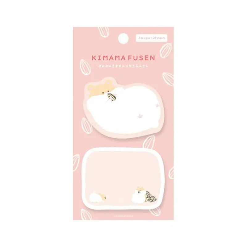 Furukawa Shiko Kimama Sticky Notes - Punipuni Hamster