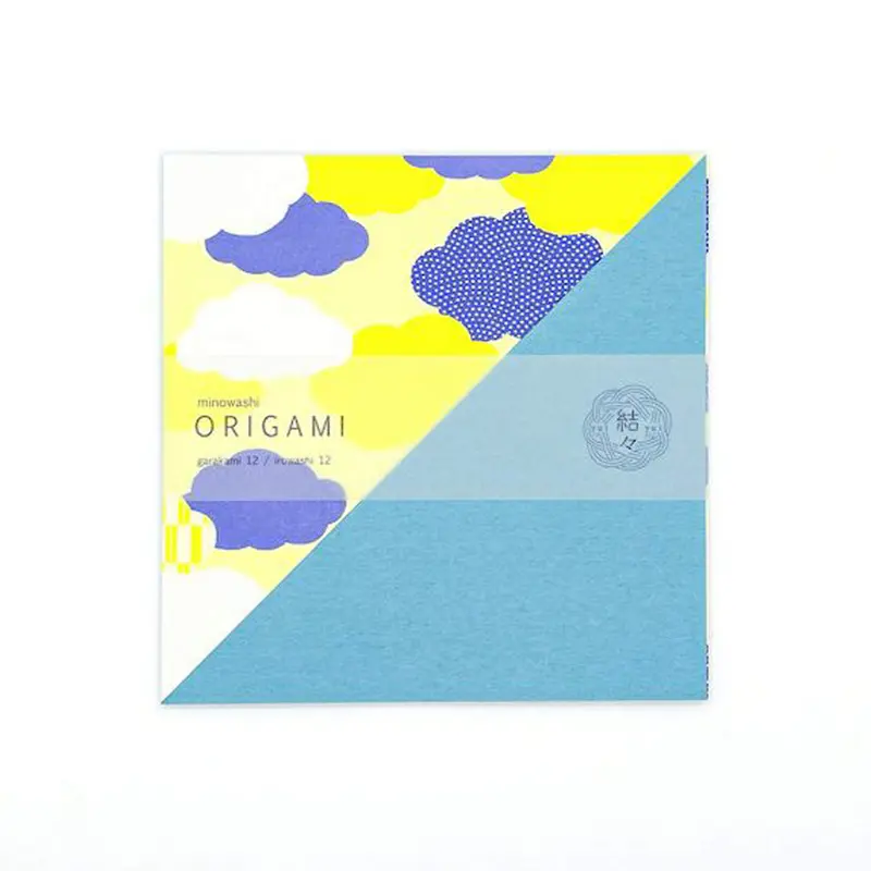 Furukawa Shiko Yuiyui Mino Washi Origami Paper Set - Cloud