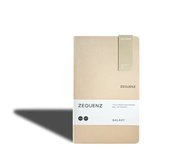 Galaxy - Rutad anteckningsbok - A5 Slim - Star Dust
