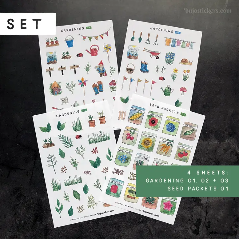 Gardening SET of 4