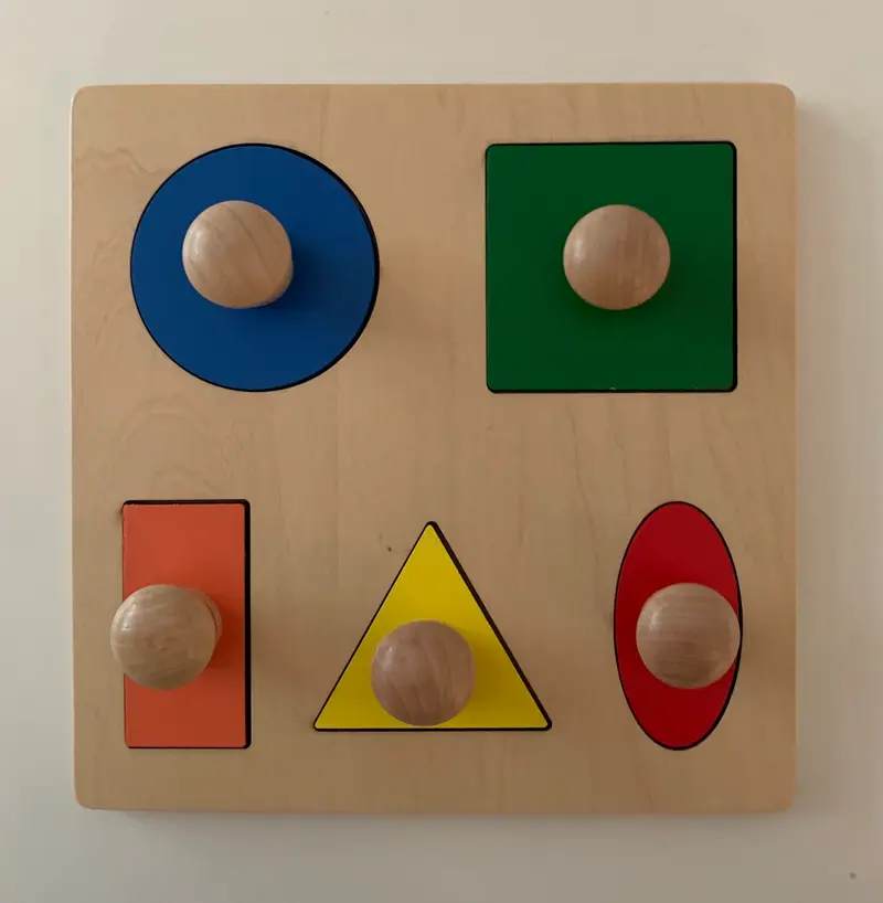 Geometriska former pussel