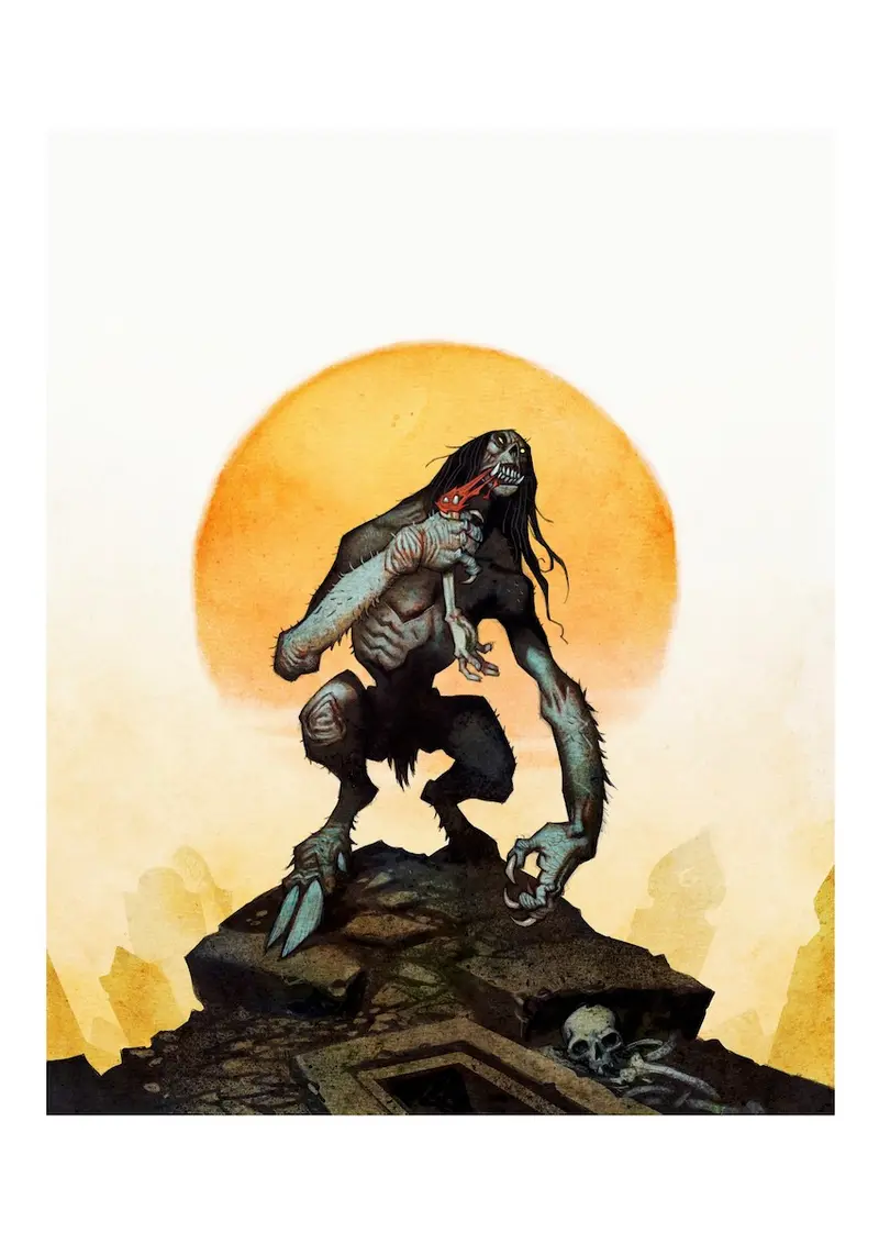 GHOUL - SIGNED ART PRINT