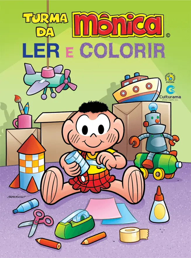 Gigante Ler e Colorir Cascão