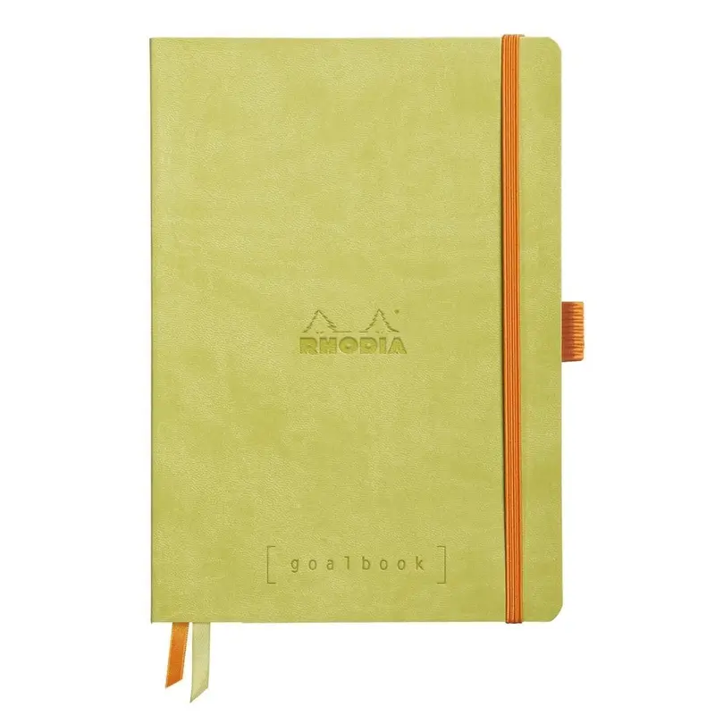 GoalBook Dotted notebook A5 - Anise green