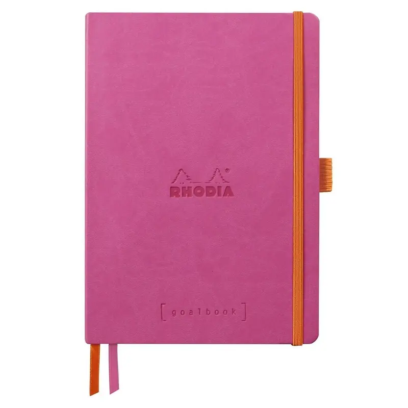 GoalBook Dotted notebook A5 - Fuchsia
