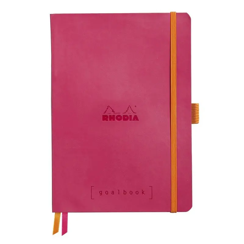 GoalBook Dotted notebook A5 - Raspberry