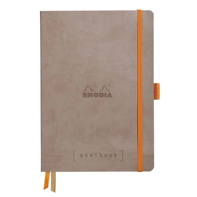GoalBook Dotted notebook A5 - Taupe