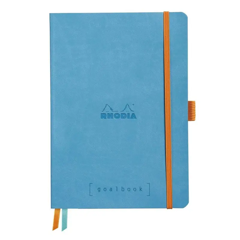GoalBook Dotted notebook A5 - Turquoise blue