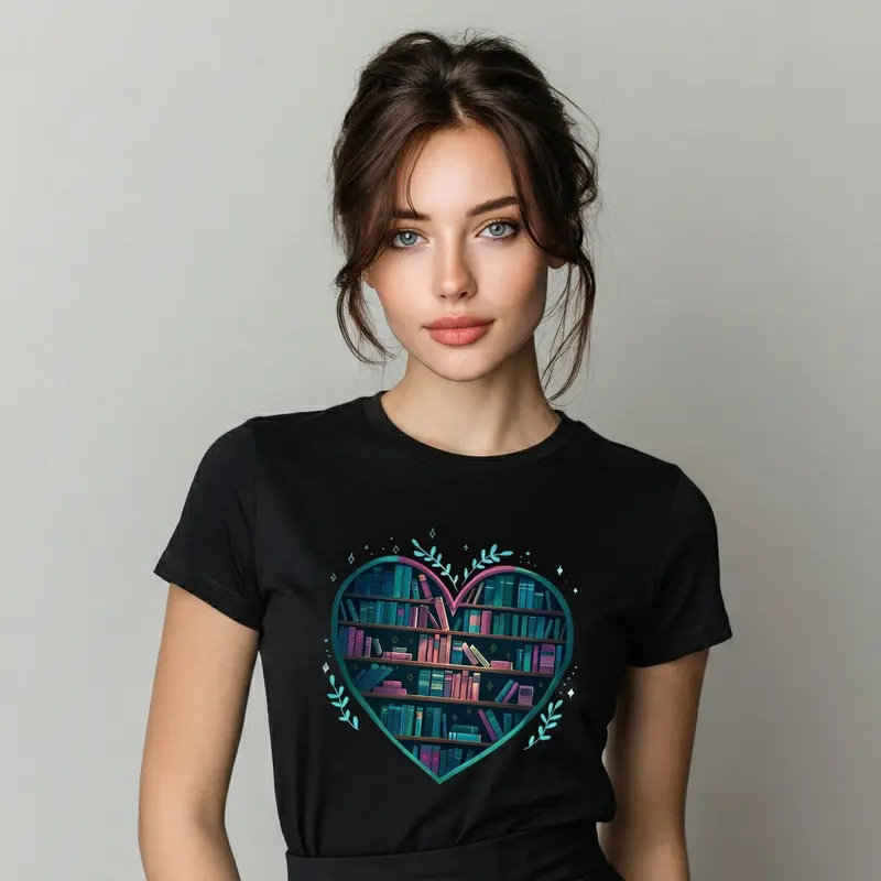 Heart of Books T-Shirt