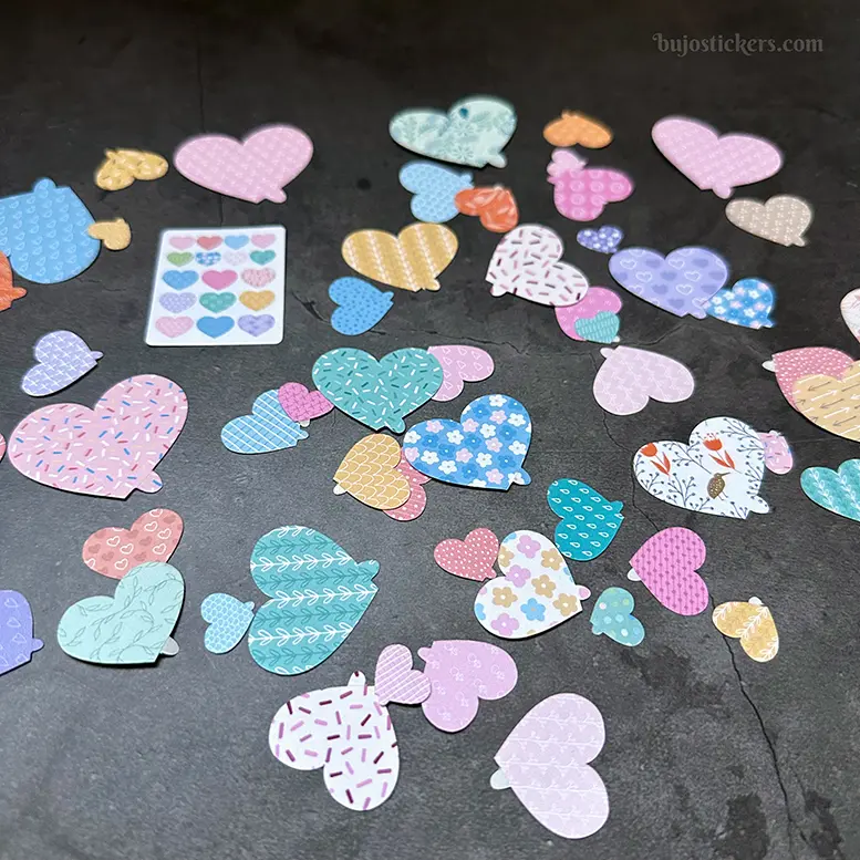 Hearts 07 • Diecut stickers