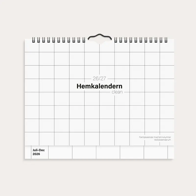 Hemkalendern Clean 26/27
