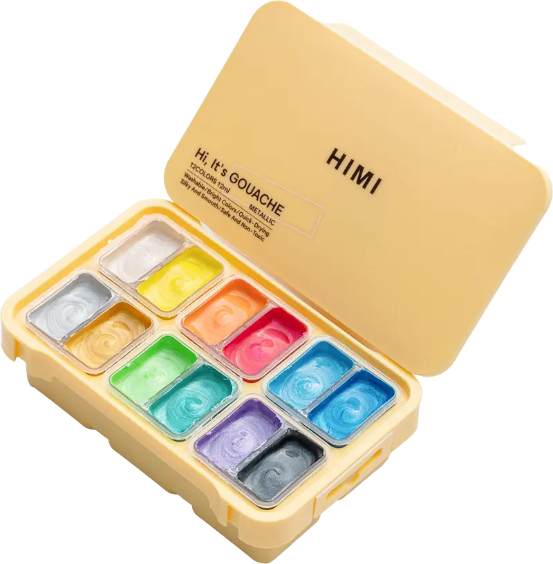 HIMI Jelly Twin Cup set 12 Metallic
