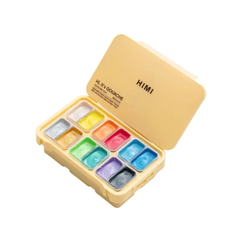 Himi Twin Cup Gouache (12 Färger)