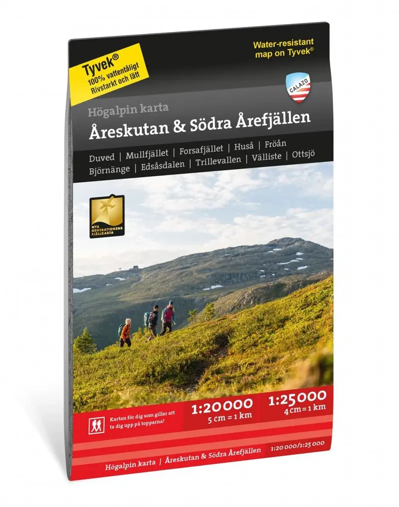 Högalpin karta