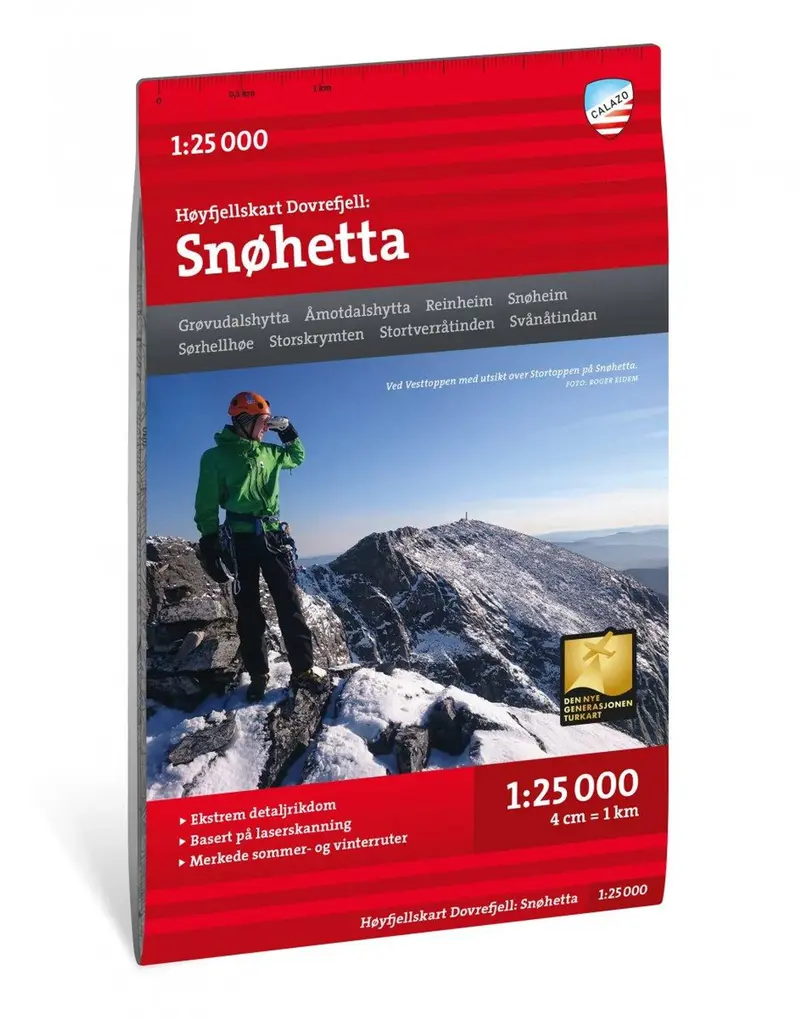 Høyfjellskart Dovrefjell