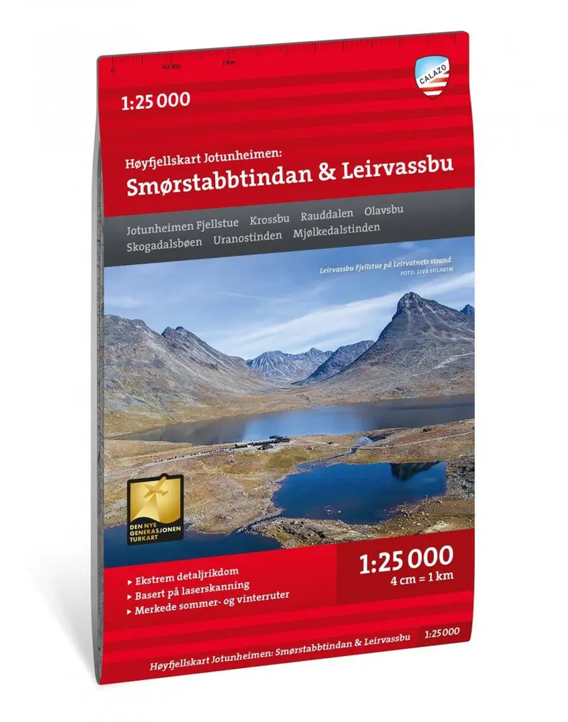 Høyfjellskart Jotunheimen