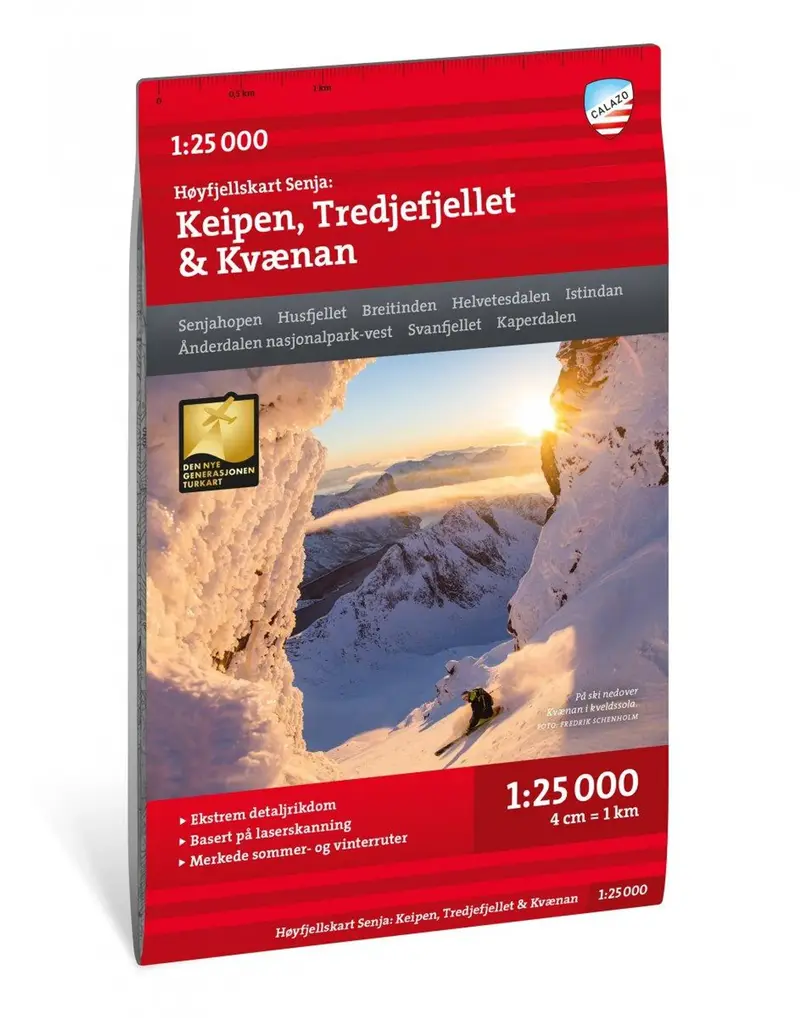 Høyfjellskart Senja