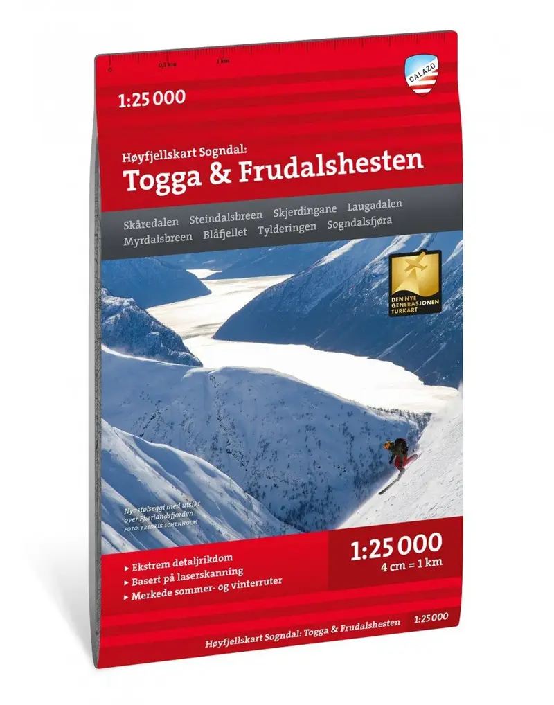 Høyfjellskart Sogndal