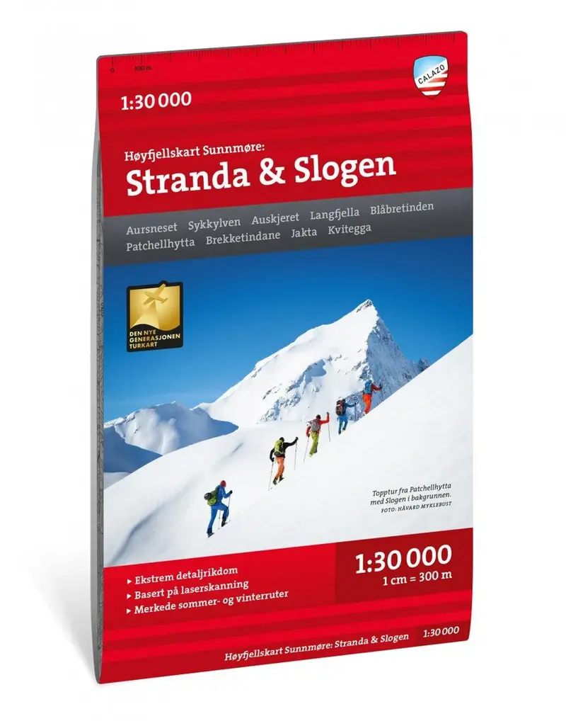 Høyfjellskart Sunnmøre