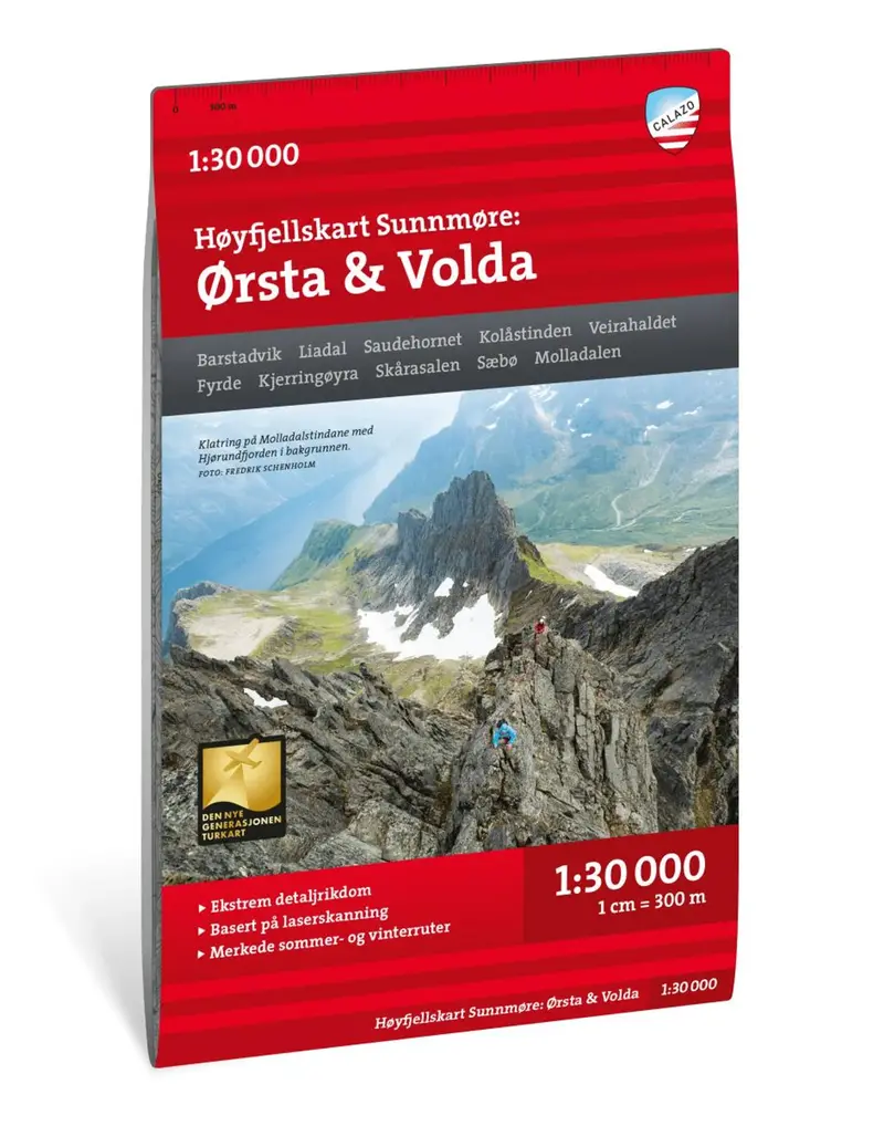Høyfjellskart Sunnmøre