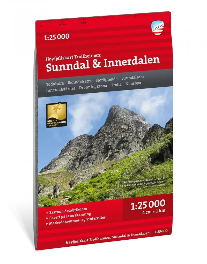 Høyfjellskart Trollheimen