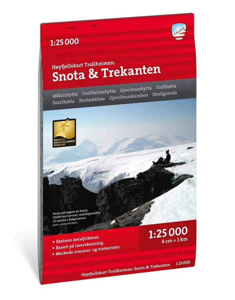 Høyfjellskart Trollheimen