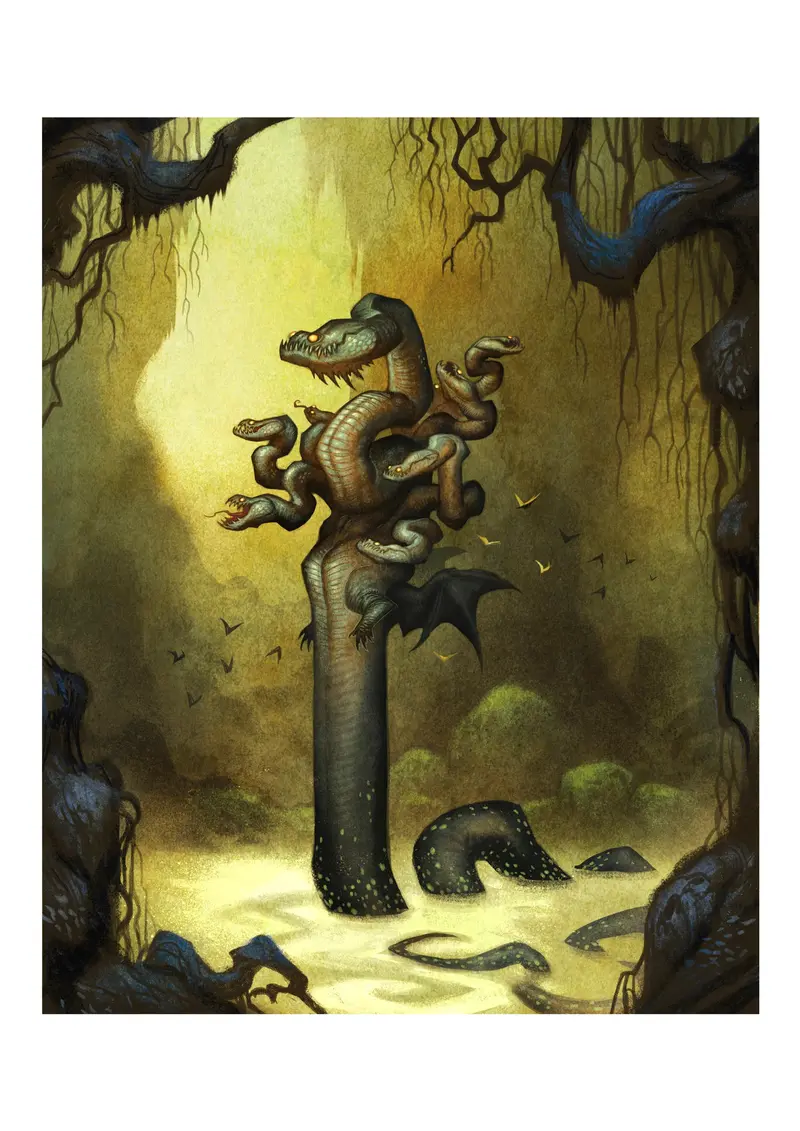 HYDRA - SIGNED ART PRINT