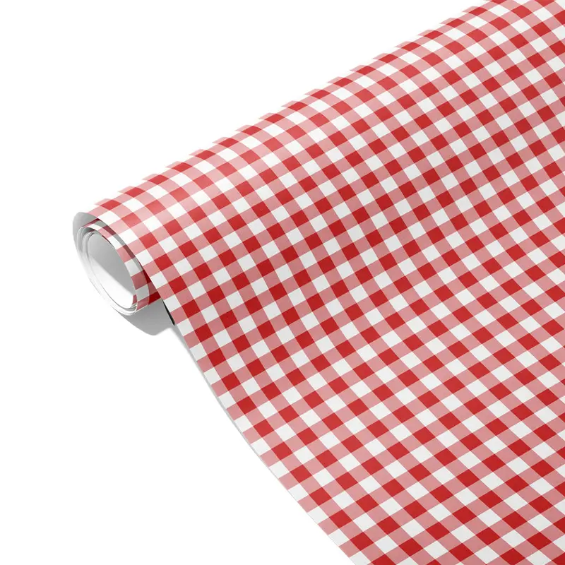 Hyllpapper rödvit