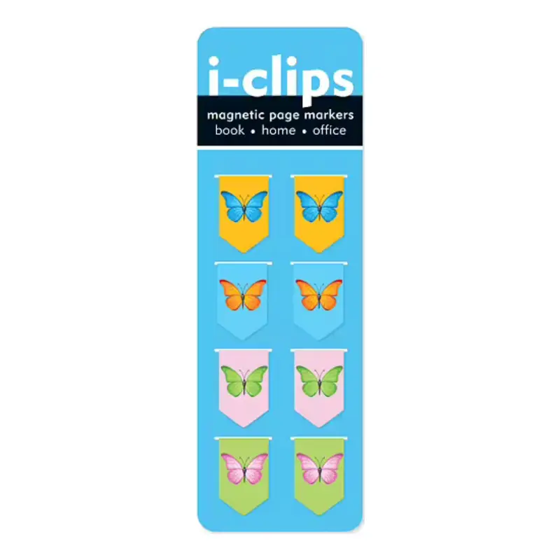 i-clips Magnetiska bokmärken - Butterflies