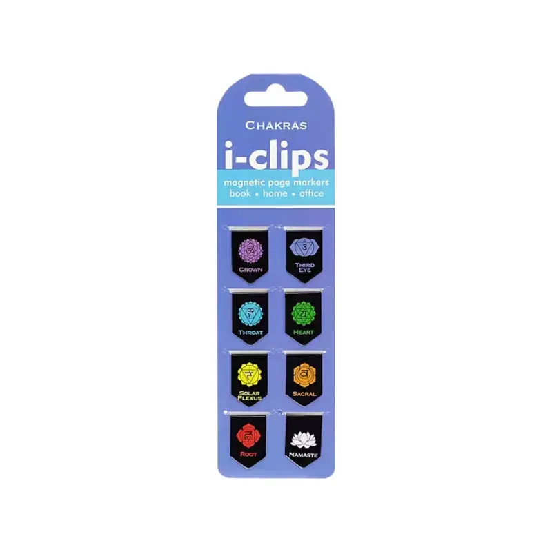 i-clips Magnetiska bokmärken - Chakras