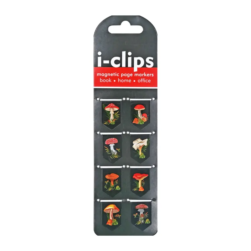 i-clips Magnetiska bokmärken - Mushrooms