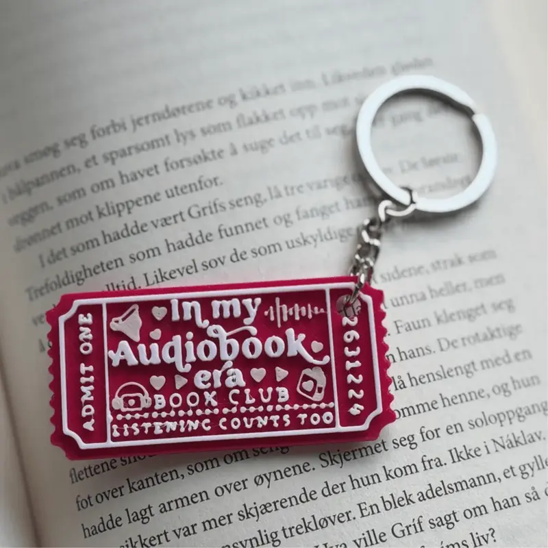 In My Audiobook Era Keychain