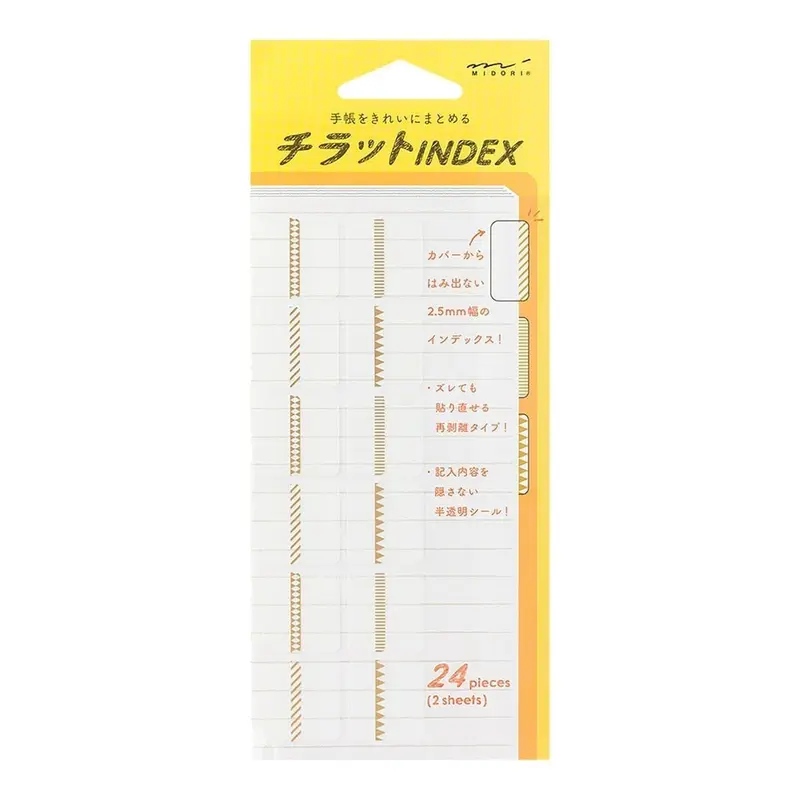 Index Chiratto Stickers - Chiratto Pattern Gold