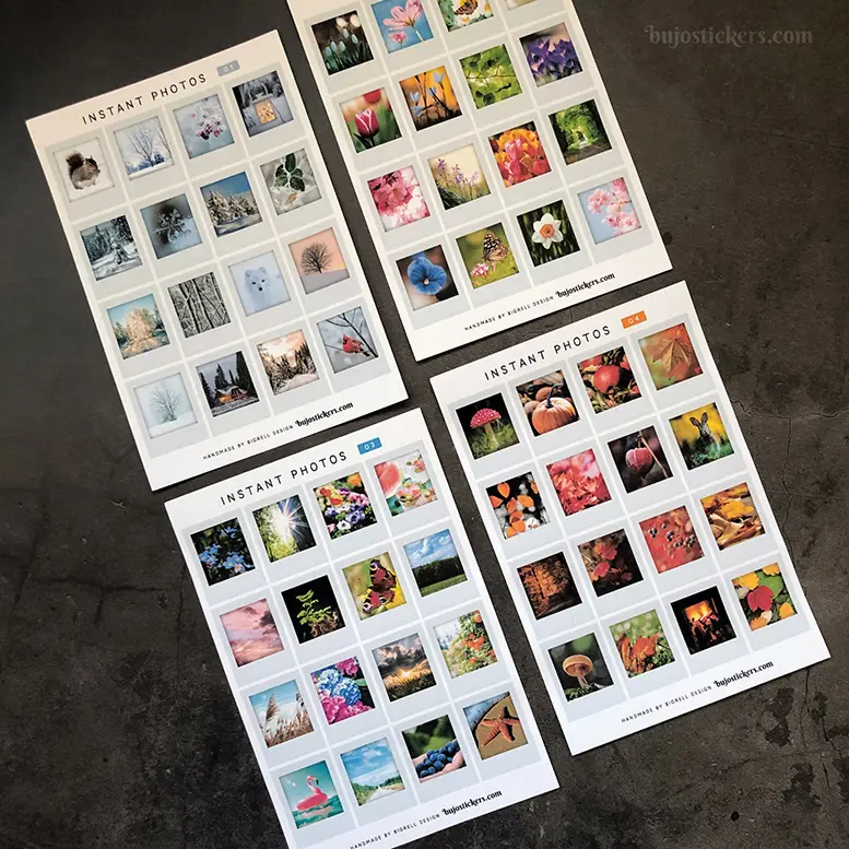 Instant Photos SET of 4