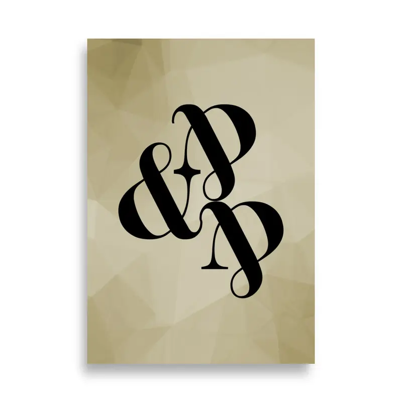 Interwoven ampersands