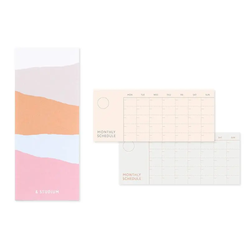 Iroha Publishing Study Management Card - Monthly Schedule