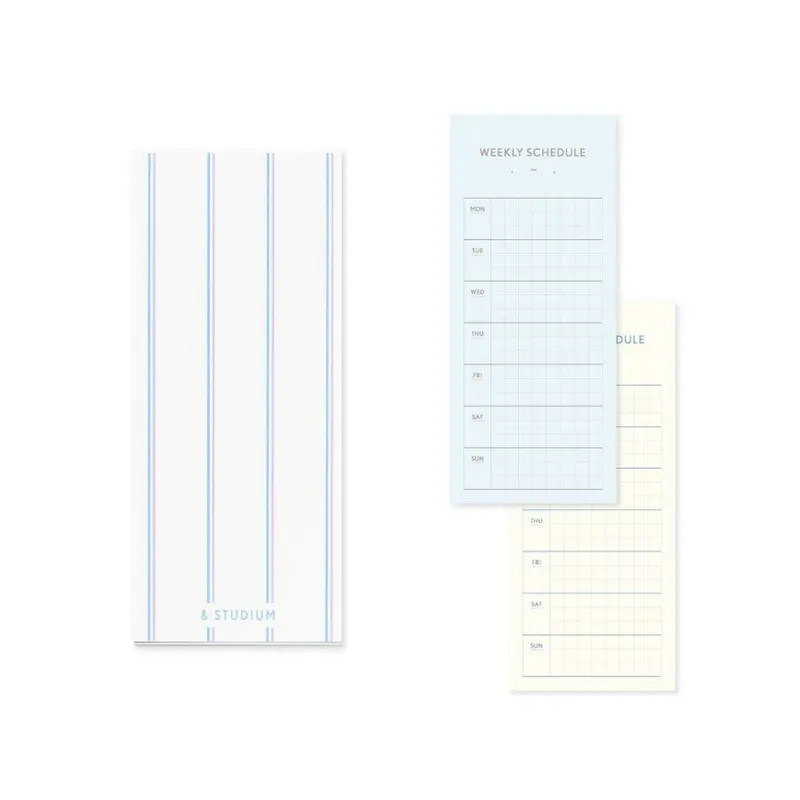 Iroha Publishing Study Management Card - Weekly Schedule