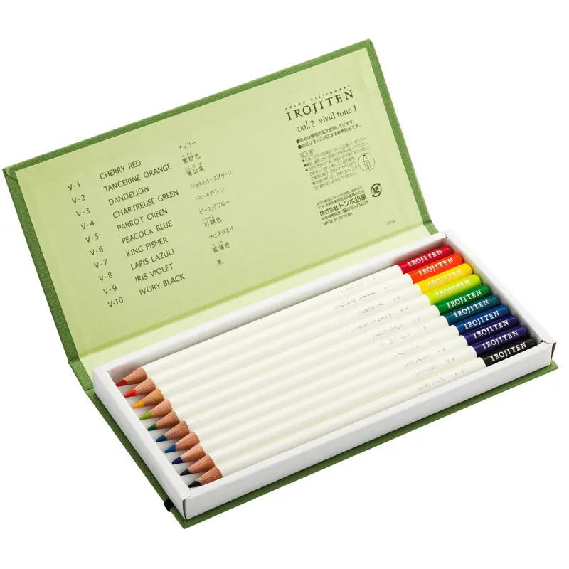Irojiten Färgpennor 10-pack Vol. 2 Vivid tone 1