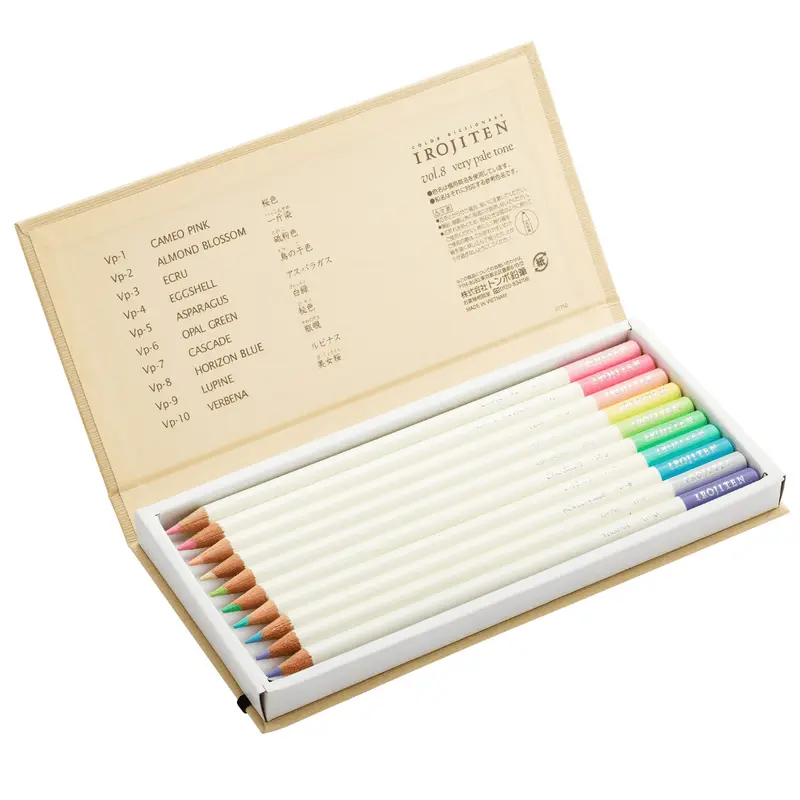 Irojiten Färgpennor 10-pack Vol. 8 Very pale tone