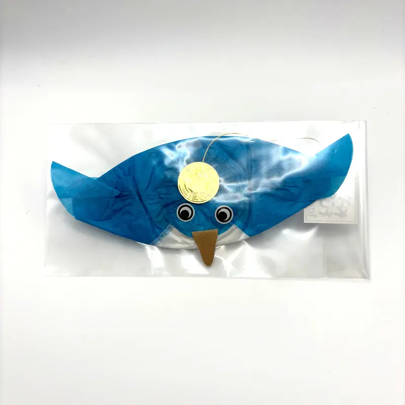 Japansk pappersballong, Blå fågel