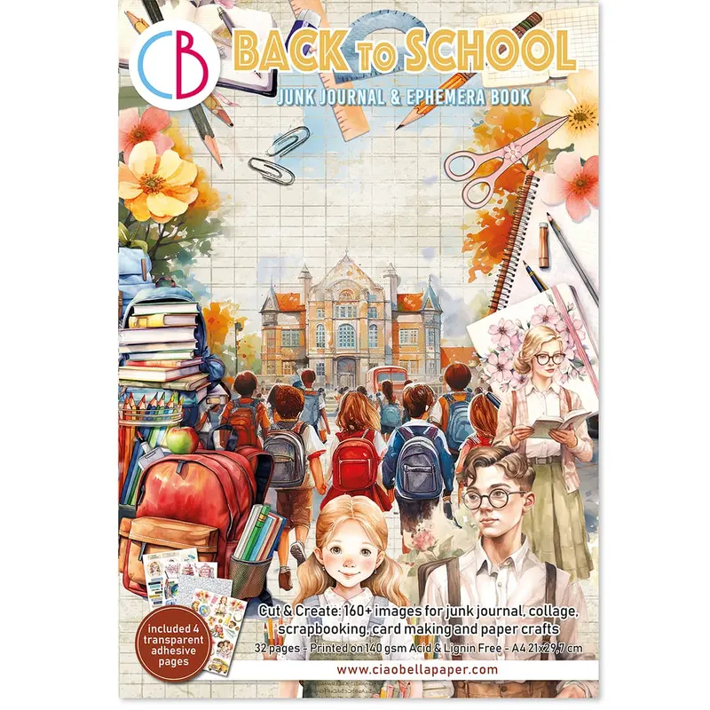 Junk Journal & Ephemera book - Back to school