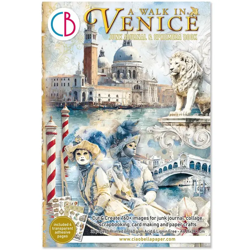 Junk Journal & Ephemera book - Venice Dream